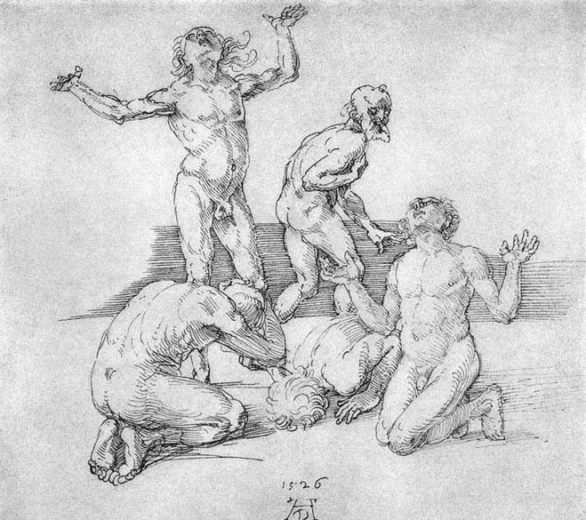 Five Male Nudes